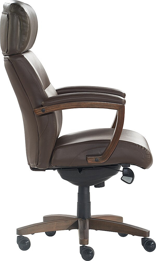 La-Z-Boy - Greyson Modern Faux Leather Executive Chair - Brown_3