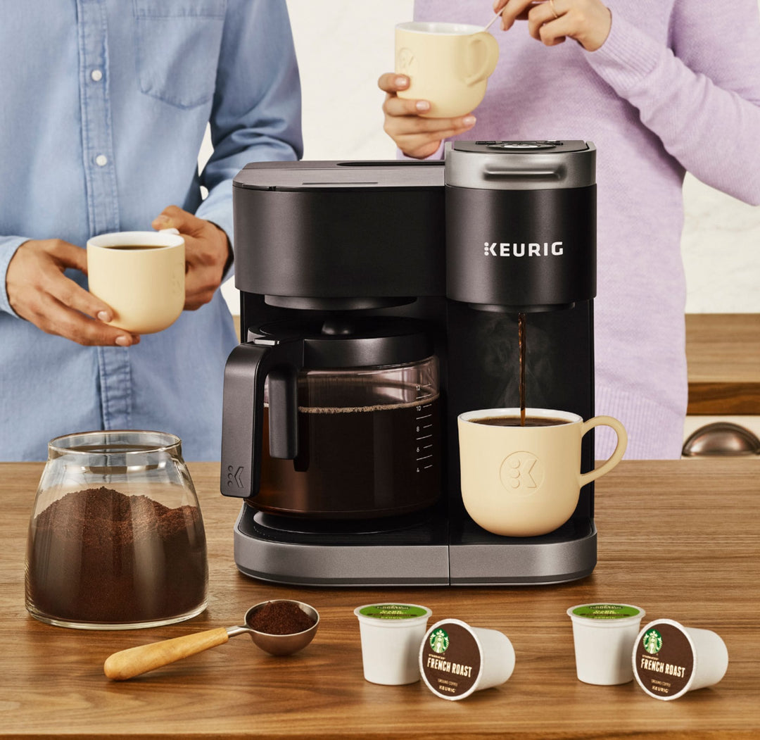 Keurig - K-Duo 12-Cup Coffee Maker and Single Serve K-Cup Brewer - Black_7