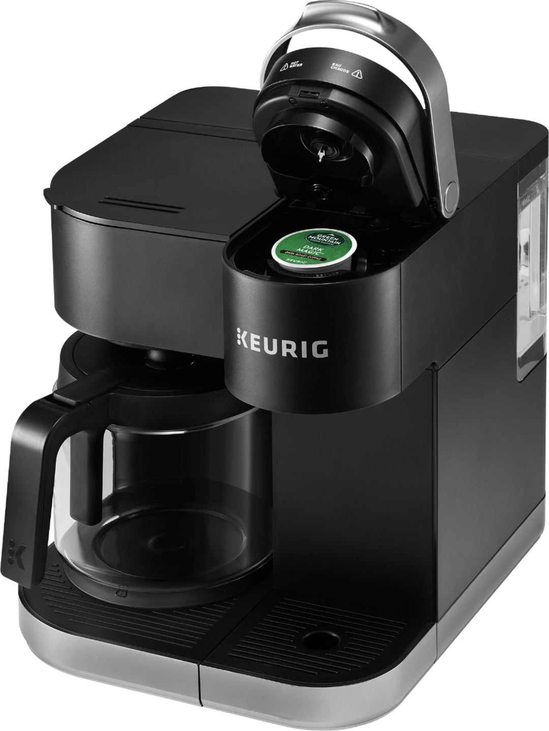Keurig - K-Duo 12-Cup Coffee Maker and Single Serve K-Cup Brewer - Black_2