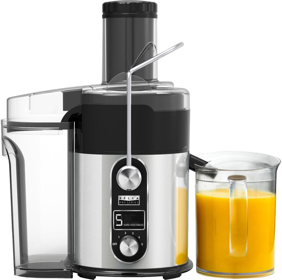 Bella Pro Series - Pro Series Centrifugal Juice Extractor - Black/Stainless Steel_0