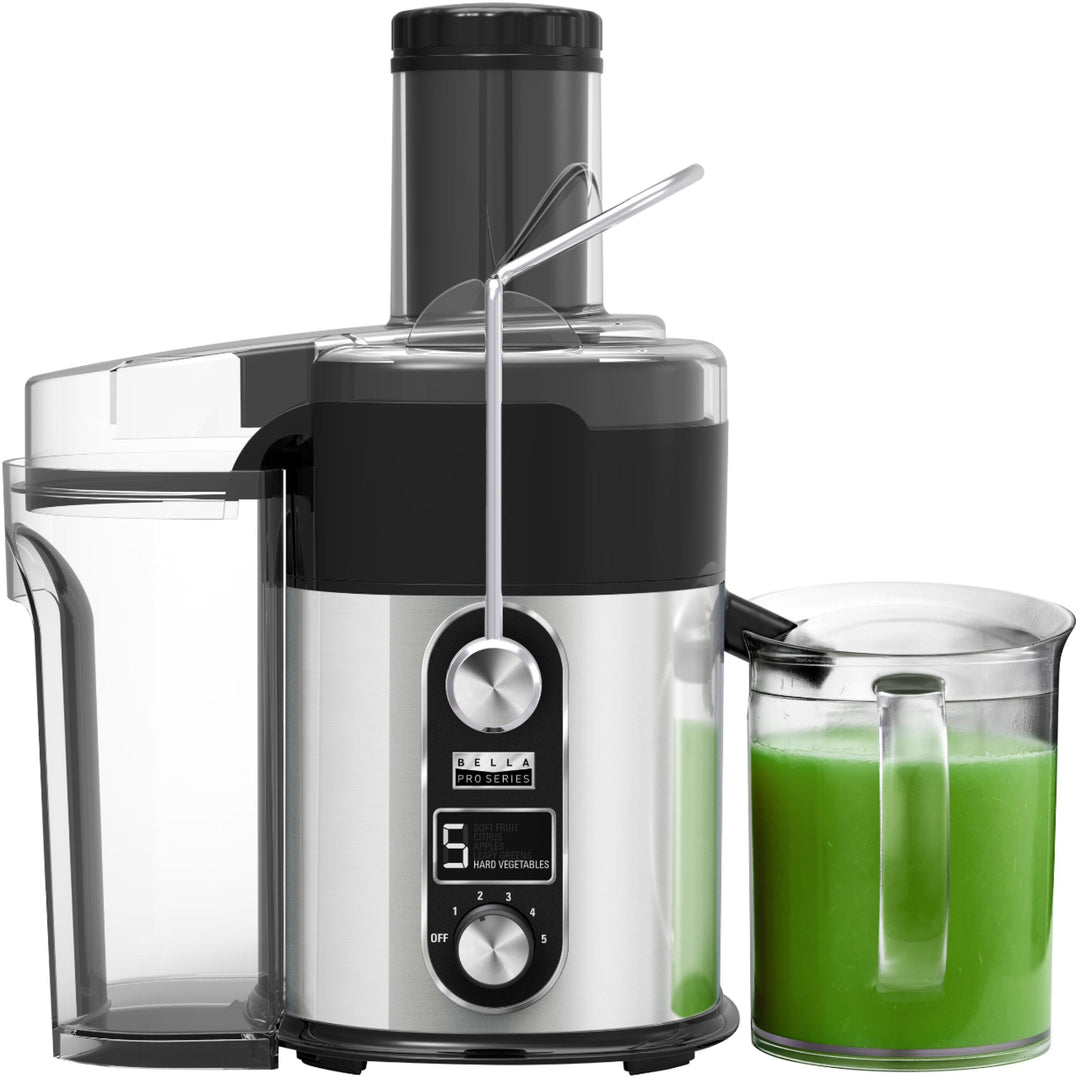 Bella Pro Series - Pro Series Centrifugal Juice Extractor - Black/Stainless Steel_8