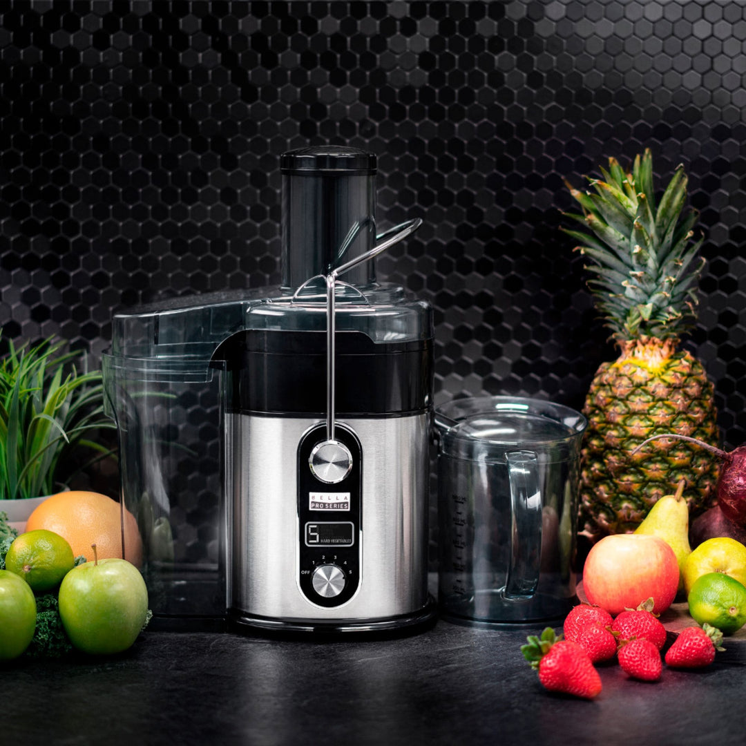 Bella Pro Series - Pro Series Centrifugal Juice Extractor - Black/Stainless Steel_2