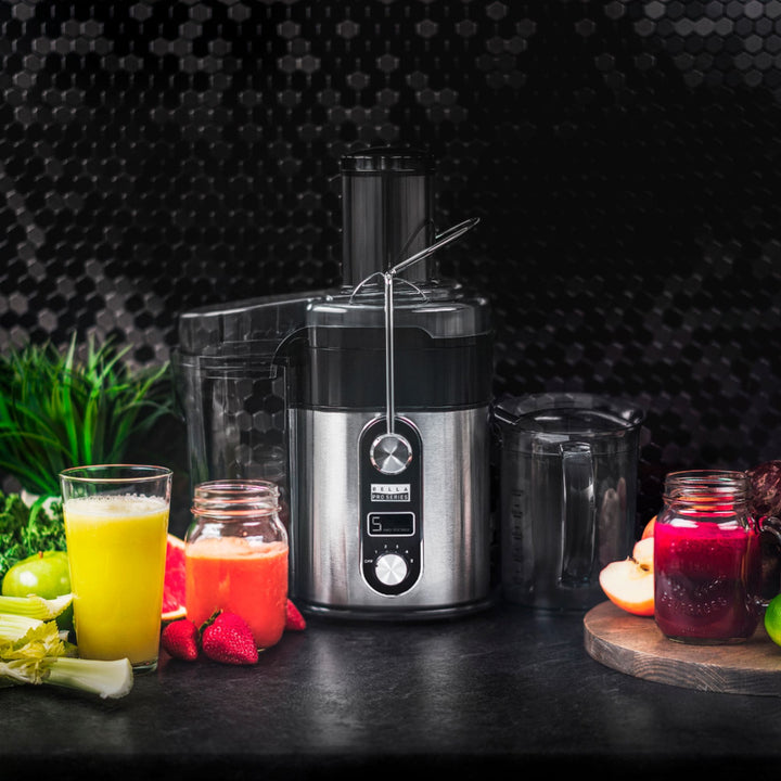 Bella Pro Series - Pro Series Centrifugal Juice Extractor - Black/Stainless Steel_7