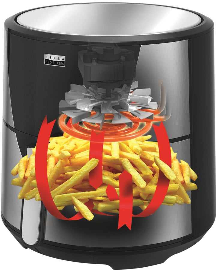 Bella Pro Series - 8-qt. Digital Air Fryer - Stainless Steel_9