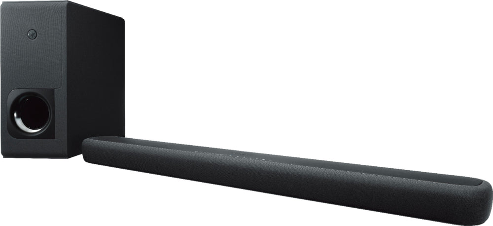 Yamaha - 2.1-Channel Soundbar with Wireless Subwoofer and Alexa Built-in - Black_1