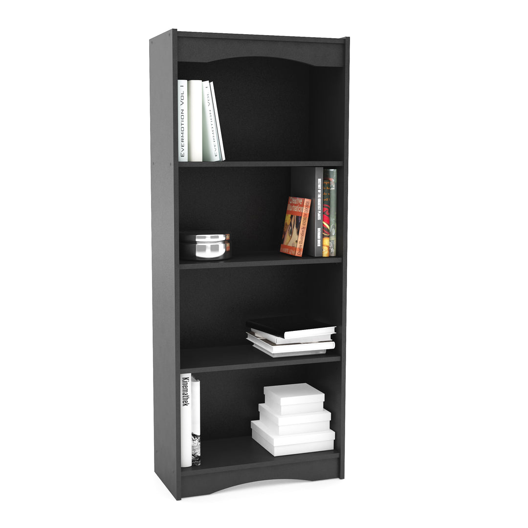 CorLiving - Hawthorne 4 Shelf Bookcase in - Black_2