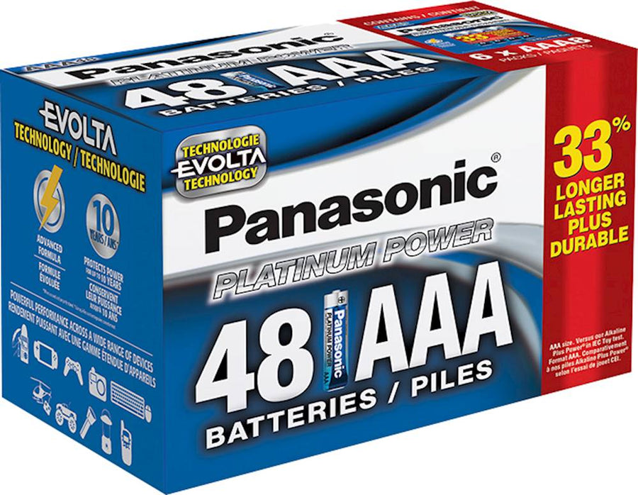 Panasonic - Platinum Power AAA Batteries (48-Pack)_0