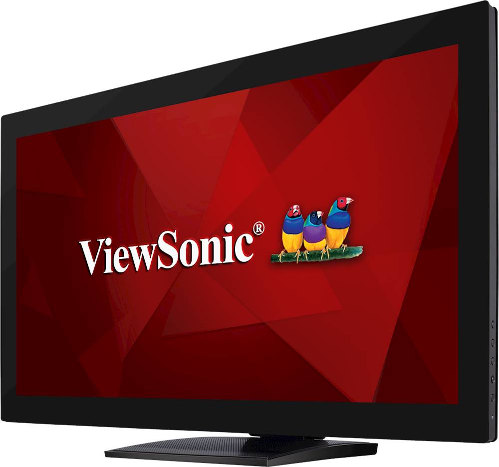 ViewSonic - 27" LED FHD Touch-Screen Monitor (HDMI, VGA) - Black_1