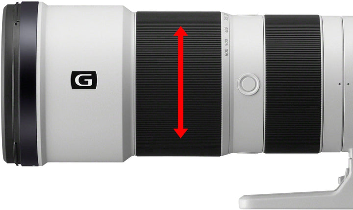 Sony - 200-600mm f/5.6-6.3 G OSS Optical Telephoto Zoom Lens - White/Black_4