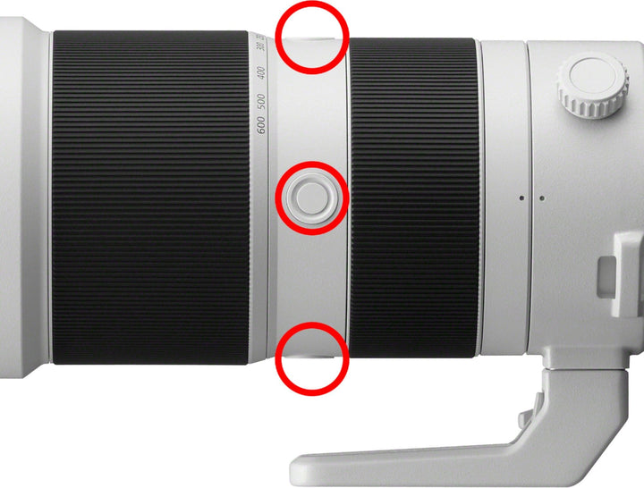 Sony - 200-600mm f/5.6-6.3 G OSS Optical Telephoto Zoom Lens - White/Black_3
