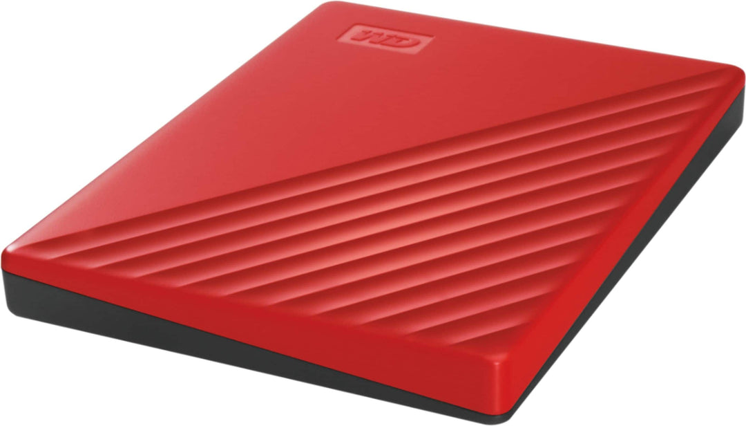 WD - My Passport 2TB External USB 3.0 Portable Hard Drive - Red_8