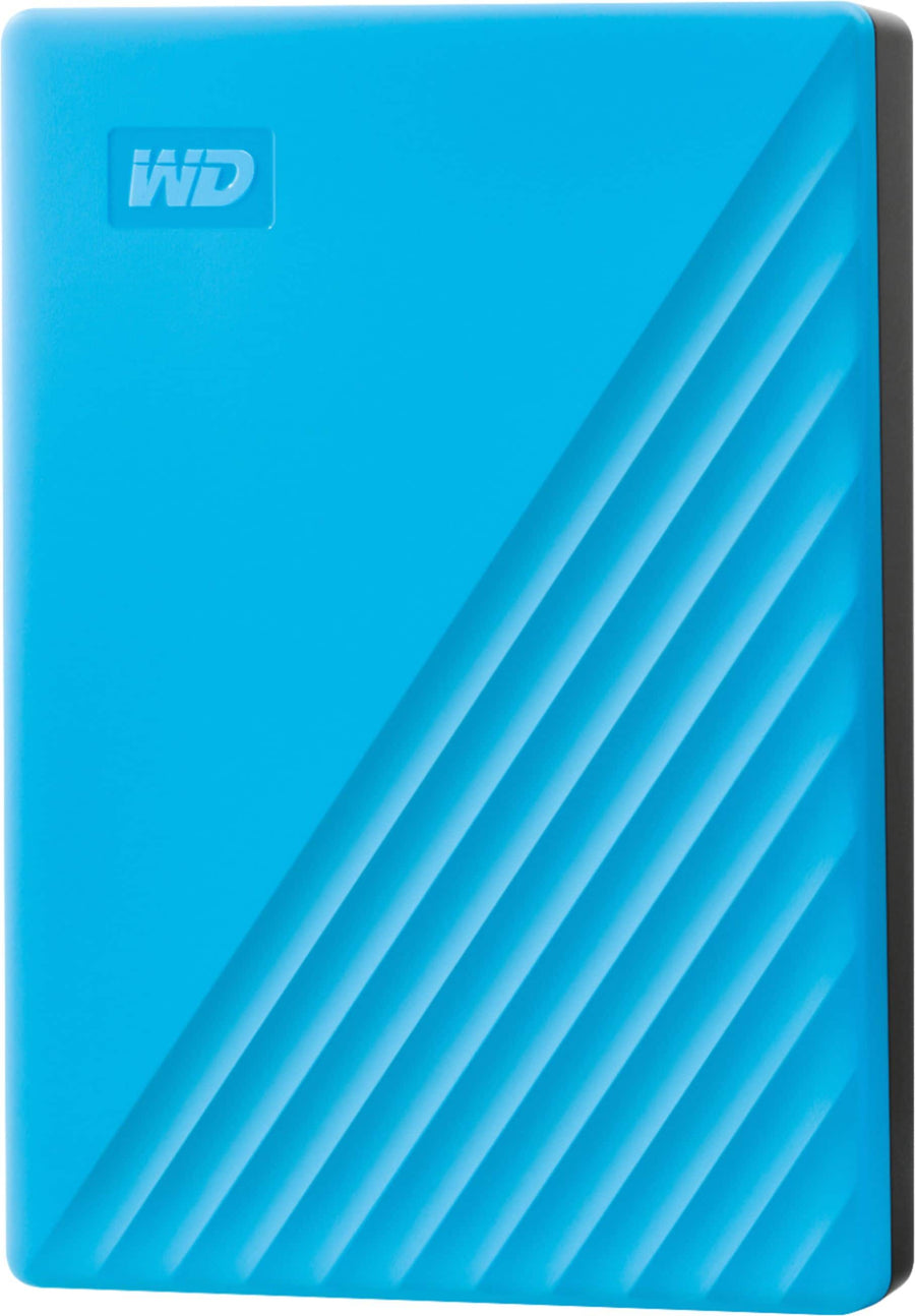 WD - My Passport 4TB External USB 3.0 Portable Hard Drive - Blue_0