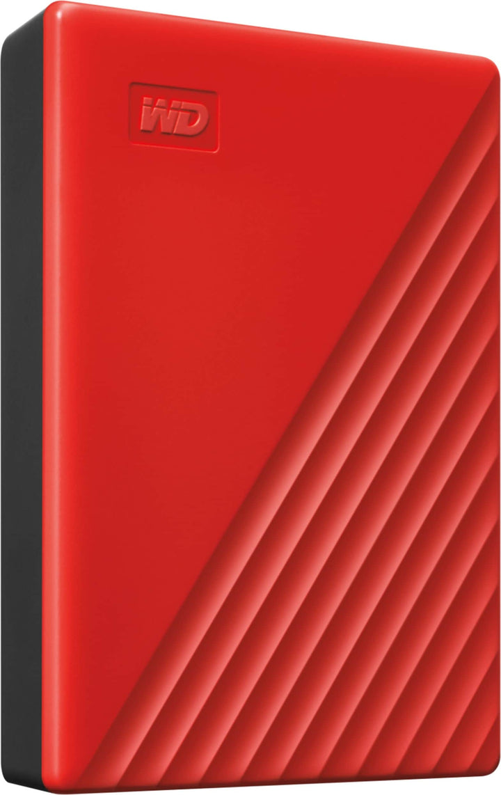 WD - My Passport 4TB External USB 3.0 Portable Hard Drive - Red_4