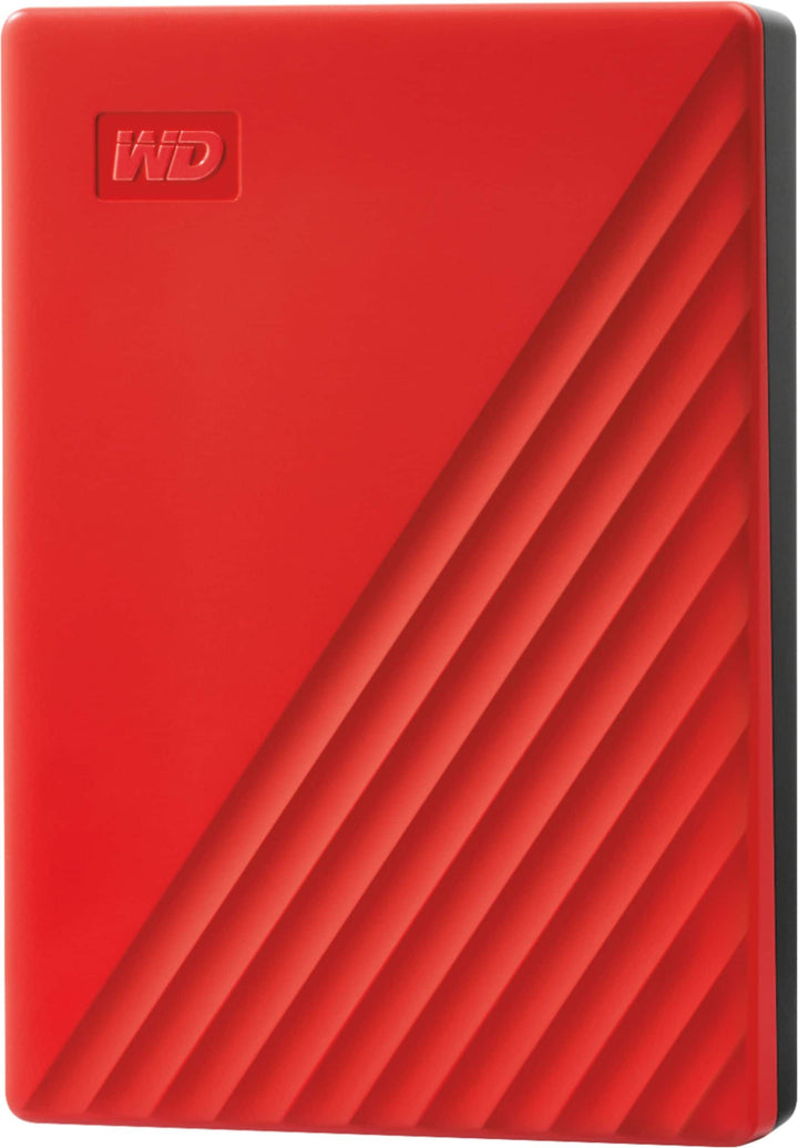 WD - My Passport 4TB External USB 3.0 Portable Hard Drive - Red_0