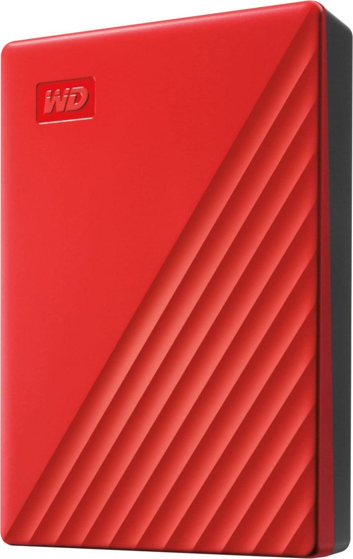 WD - My Passport 4TB External USB 3.0 Portable Hard Drive - Red_1