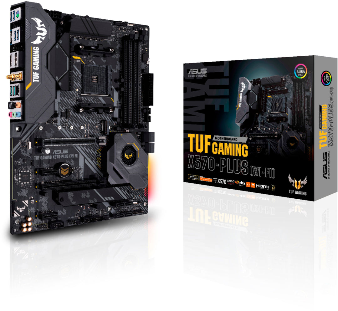 ASUS - TUF GAMING X570-PLUS (WI-FI) (Socket AM4) USB-C Gen2 AMD Motherboard with LED Lighting_4