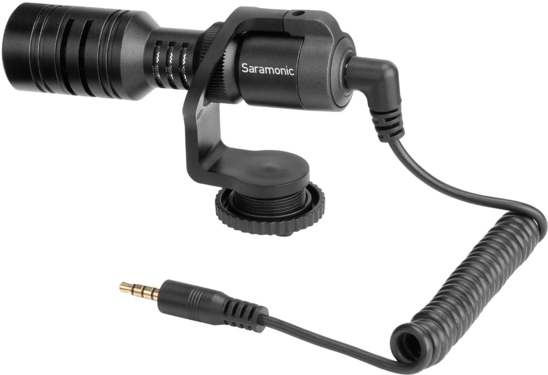 Saramonic On-Camera Mini Shotgun Mic for DSLR, Mirrorless, Video, Smartphones & Tablets (Vmic Mini)_2