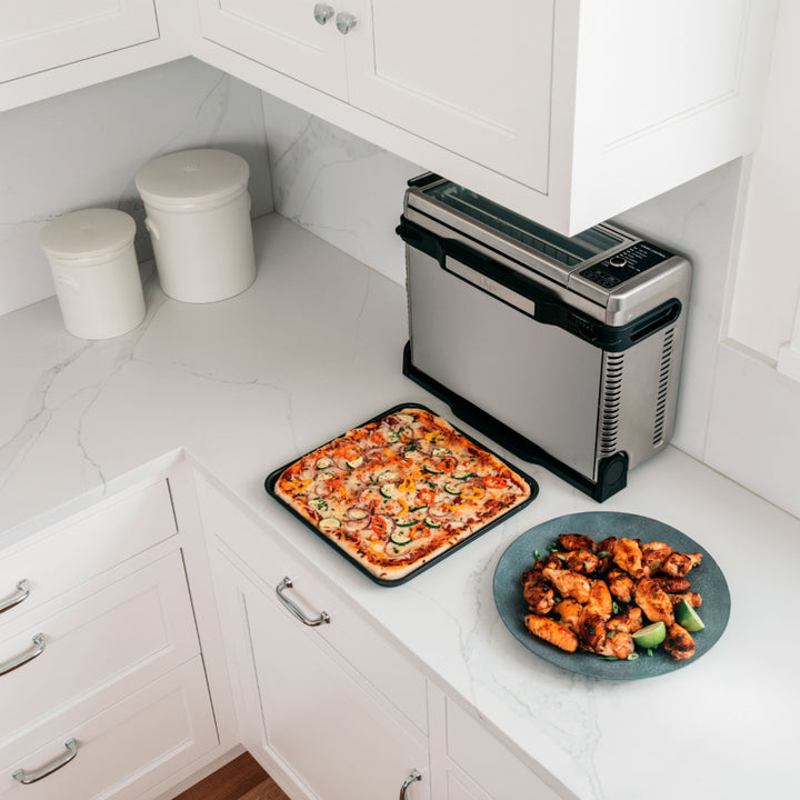 Ninja - Foodi 8-in-1 Digital Air Fry Oven, Toaster, Flip-Away Storage, Dehydrate, Keep Warm - Stainless Steel/Black_14