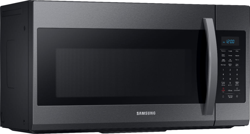 Samsung - 1.9 Cu. Ft.  Over-the-Range Microwave with Sensor Cook - Black stainless steel_1