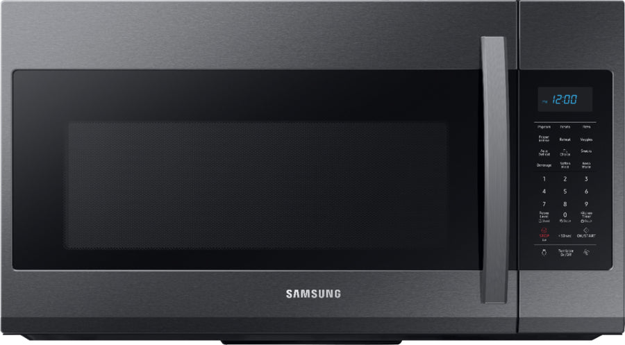 Samsung - 1.9 Cu. Ft.  Over-the-Range Microwave with Sensor Cook - Black stainless steel_0