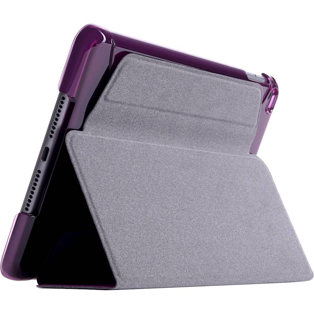 STM - Studio Case for Apple® iPad® mini (5th Generation 2019) and mini 4 - Dark Purple Transparent_3