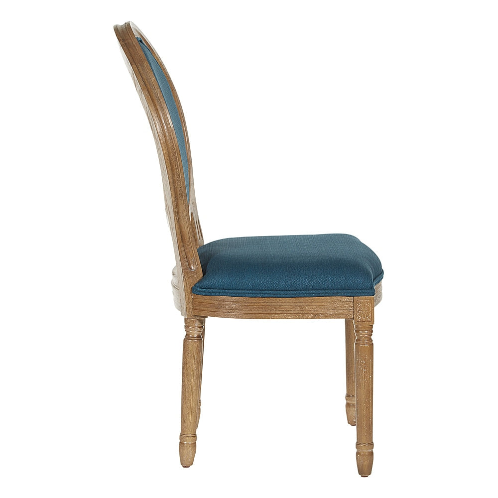 OSP Home Furnishings - Lillian Oval Back Chair - Klein Azure_1