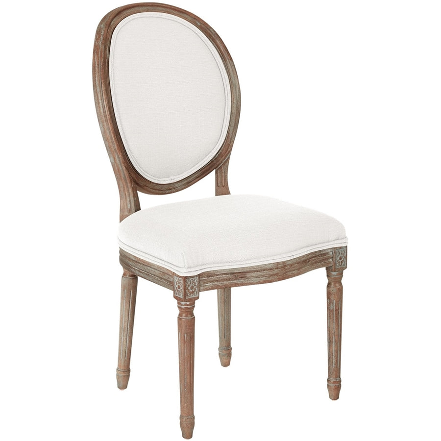 AveSix - Lillian Collection Traditional Fabric Chair - Linen_0