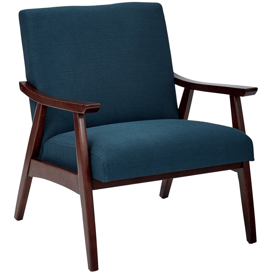 WorkSmart - Davis Mid-Century Fabric Armchair - Blue/Klein Azure_0