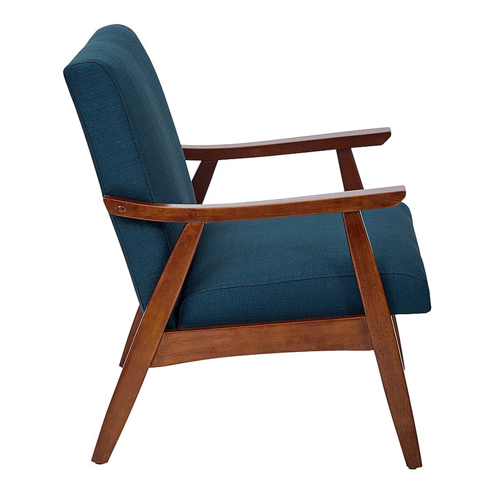 WorkSmart - Davis Mid-Century Fabric Armchair - Blue/Klein Azure_2