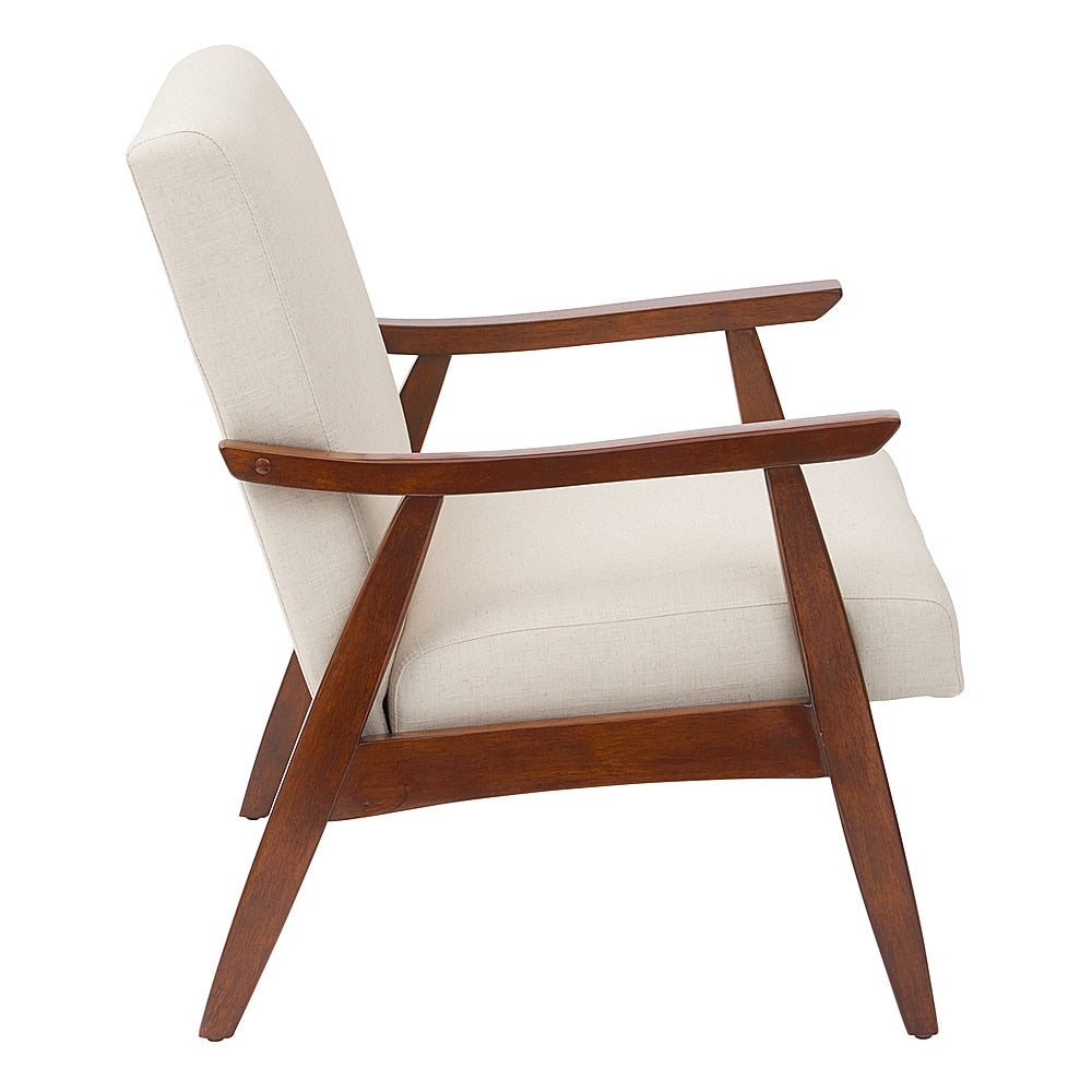 WorkSmart - Davis Mid-Century Fabric Armchair - White/Linen_1