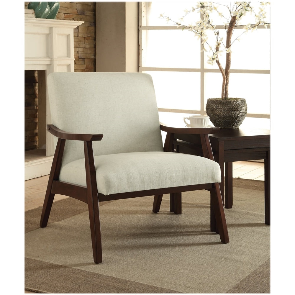 WorkSmart - Davis Mid-Century Fabric Armchair - White/Linen_2