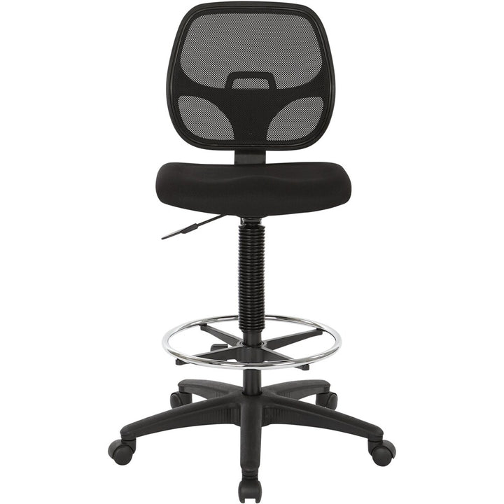 WorkSmart - DC Series Fabric Drafting Chair - Black_9