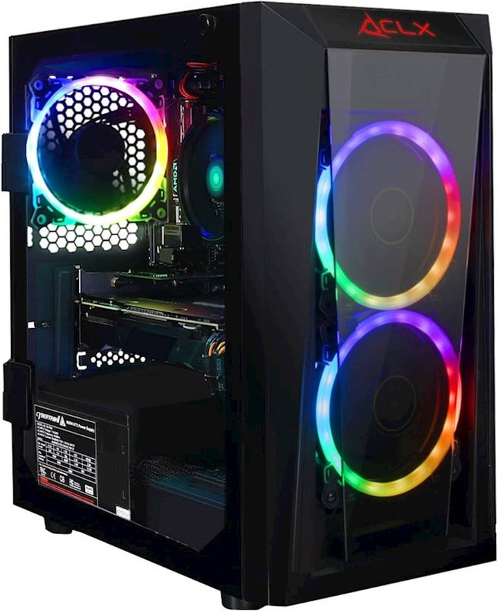 CLX - SET Gaming Desktop - AMD Ryzen 5 3600 - 16GB Memory - NVIDIA GeForce GTX 1660 - 960GB Solid State Drive - Black/RGB_5
