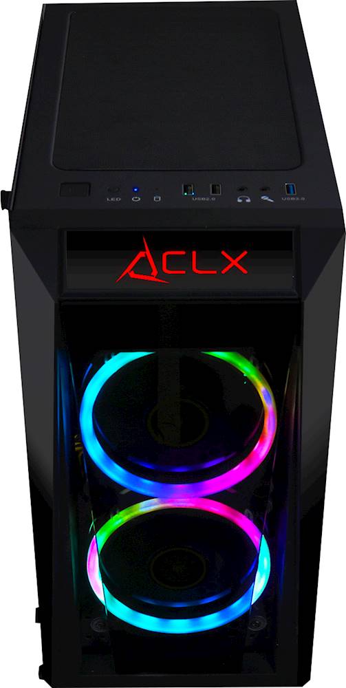 CLX - SET Gaming Desktop - AMD Ryzen 5 3600 - 16GB Memory - NVIDIA GeForce GTX 1660 - 960GB Solid State Drive - Black/RGB_2