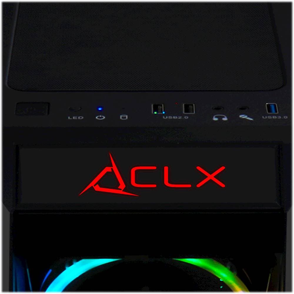 CLX - SET Gaming Desktop - AMD Ryzen 5 3600 - 16GB Memory - NVIDIA GeForce GTX 1660 - 960GB Solid State Drive - Black/RGB_3