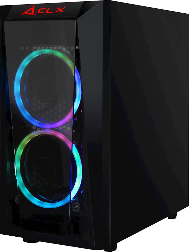CLX - SET Gaming Desktop - AMD Ryzen 5 3600 - 16GB Memory - NVIDIA GeForce GTX 1660 - 960GB Solid State Drive - Black/RGB_1