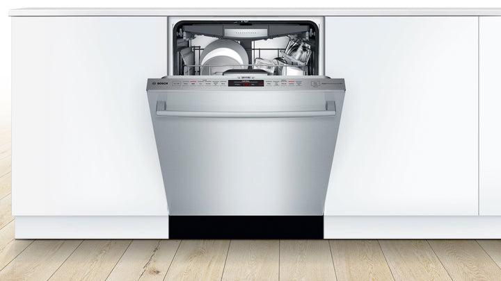 Bosch - 800 Series 24" Top Control Built-In Dishwasher with CrystalDry, Stainless Steel Tub, 3rd Rack, 42 dBa - Stainless steel_3