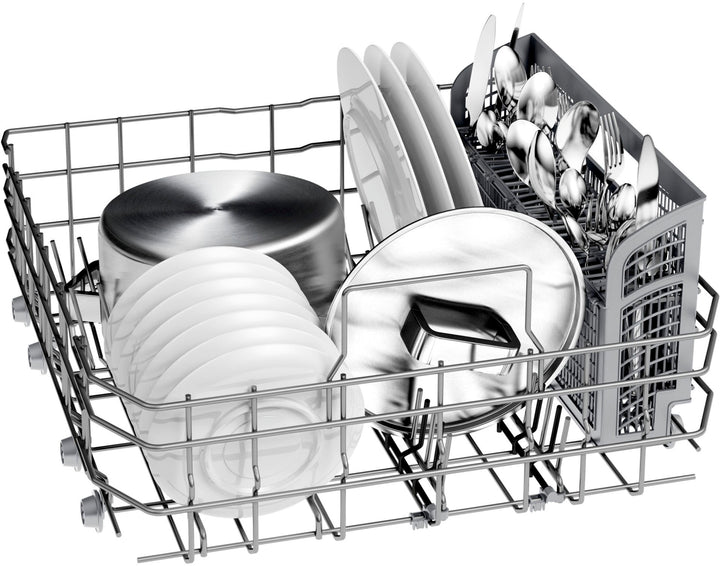 Bosch - 500 Series 24" Top Control Built-In Dishwasher with AutoAir, Stainless Steel Tub, 3rd Rack, 44 dBa - Stainless steel_4