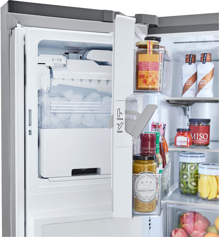 LG - 24.5 Cu. Ft. French Door Smart Refrigerator with External Tall Ice and Water - Stainless steel_4