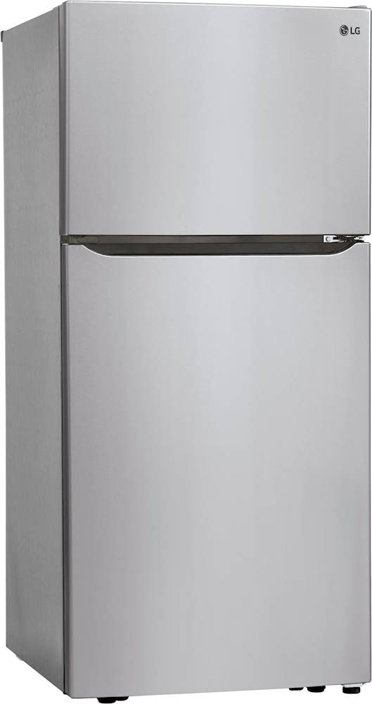 LG - 20.2 Cu. Ft. Top-Freezer Refrigerator - Stainless steel_1
