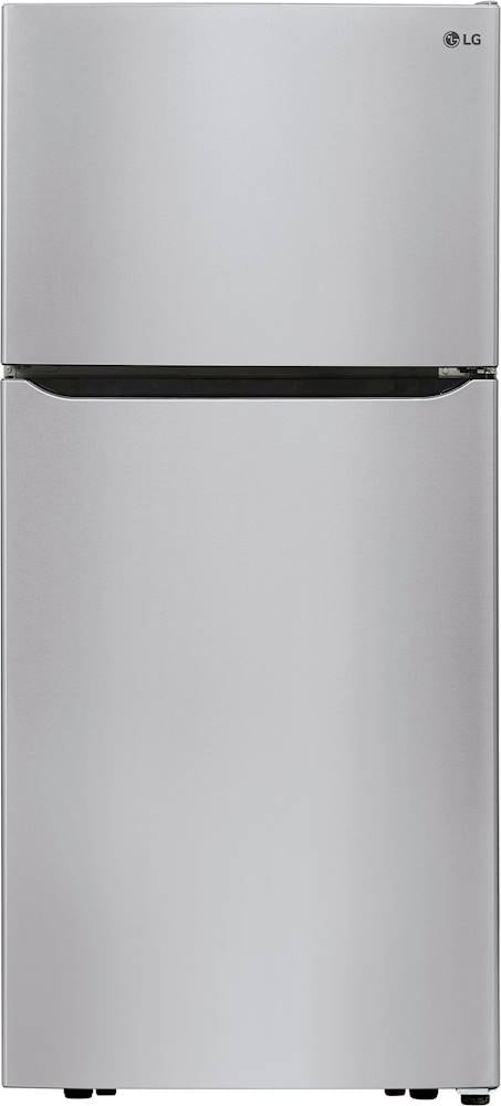 LG - 20.2 Cu. Ft. Top-Freezer Refrigerator - Stainless steel_0