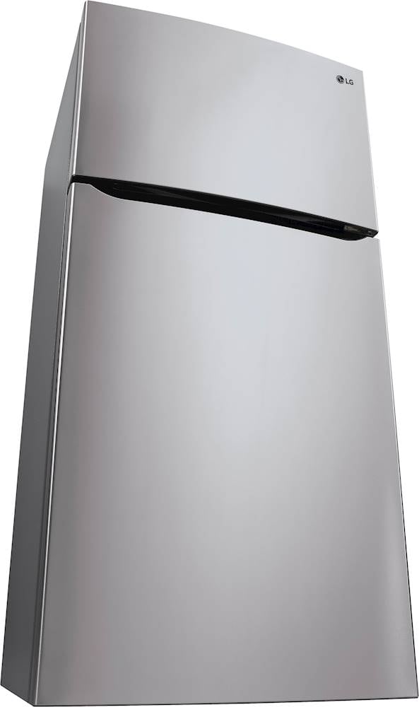 LG - 20.2 Cu. Ft. Top-Freezer Refrigerator - Stainless steel_8