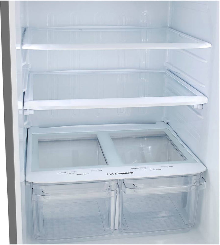 LG - 20.2 Cu. Ft. Top-Freezer Refrigerator - Stainless steel_2