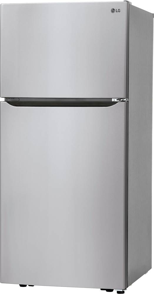 LG - 20.2 Cu. Ft. Top-Freezer Refrigerator - Stainless steel_12