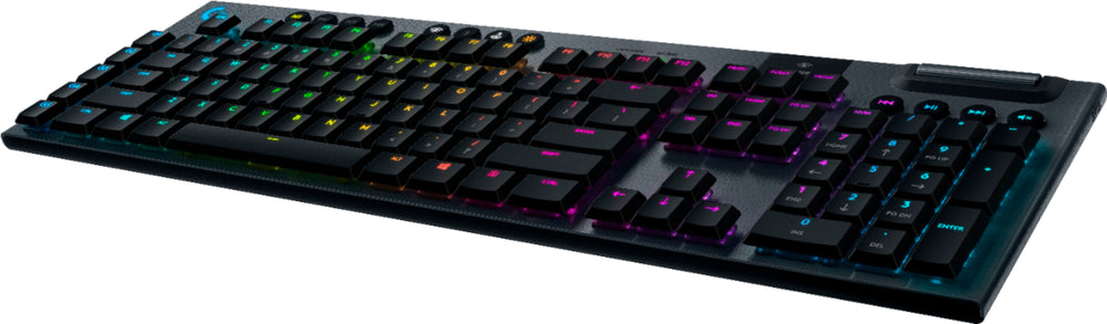 Logitech - G915 LIGHTSPEED Full-size Wireless Mechanical GL Clicky Switch Gaming Keyboard with RGB Backlighting - Black_1
