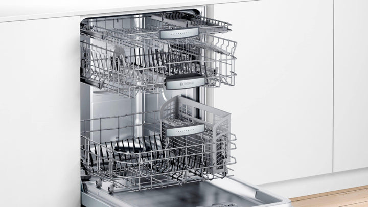 Bosch - 800 Series 24" Top Control Built-In Dishwasher with CrystalDry, Stainless Steel Tub, 3rd Rack, 40 dBa - Stainless steel_3