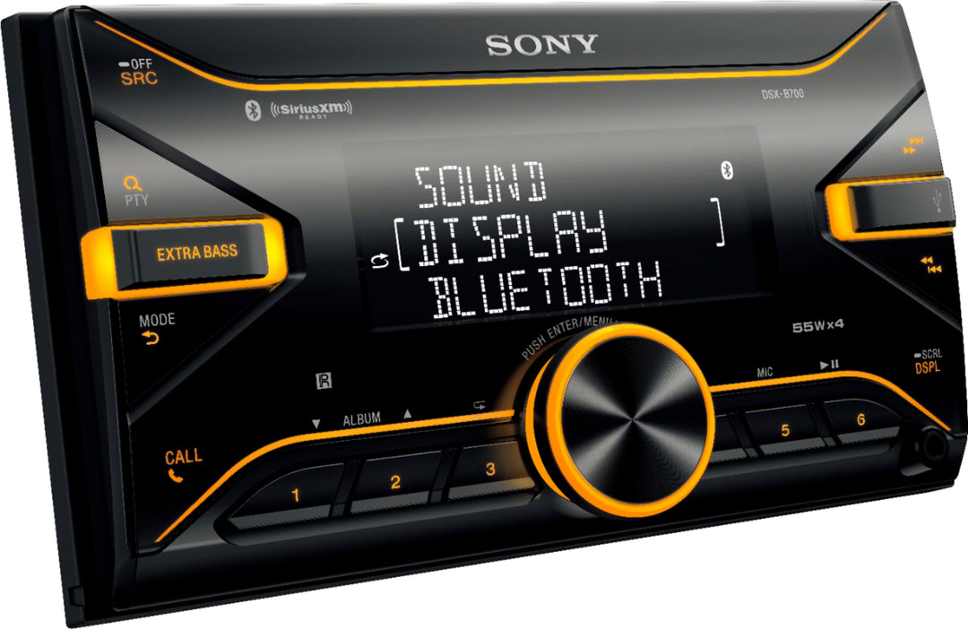 Sony - Built-in Bluetooth - In-Dash Digital Media Receiver - Black_1