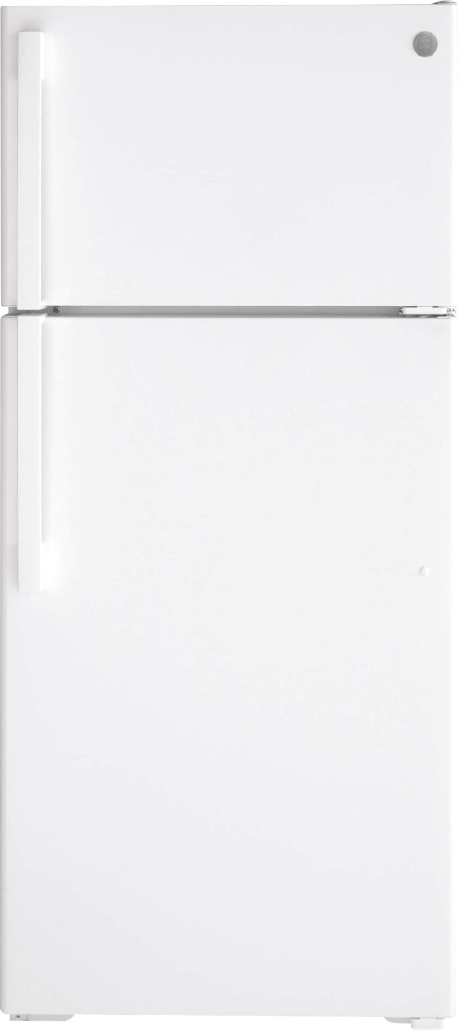 GE - 16.6 Cu. Ft. Top-Freezer Refrigerator - White_0