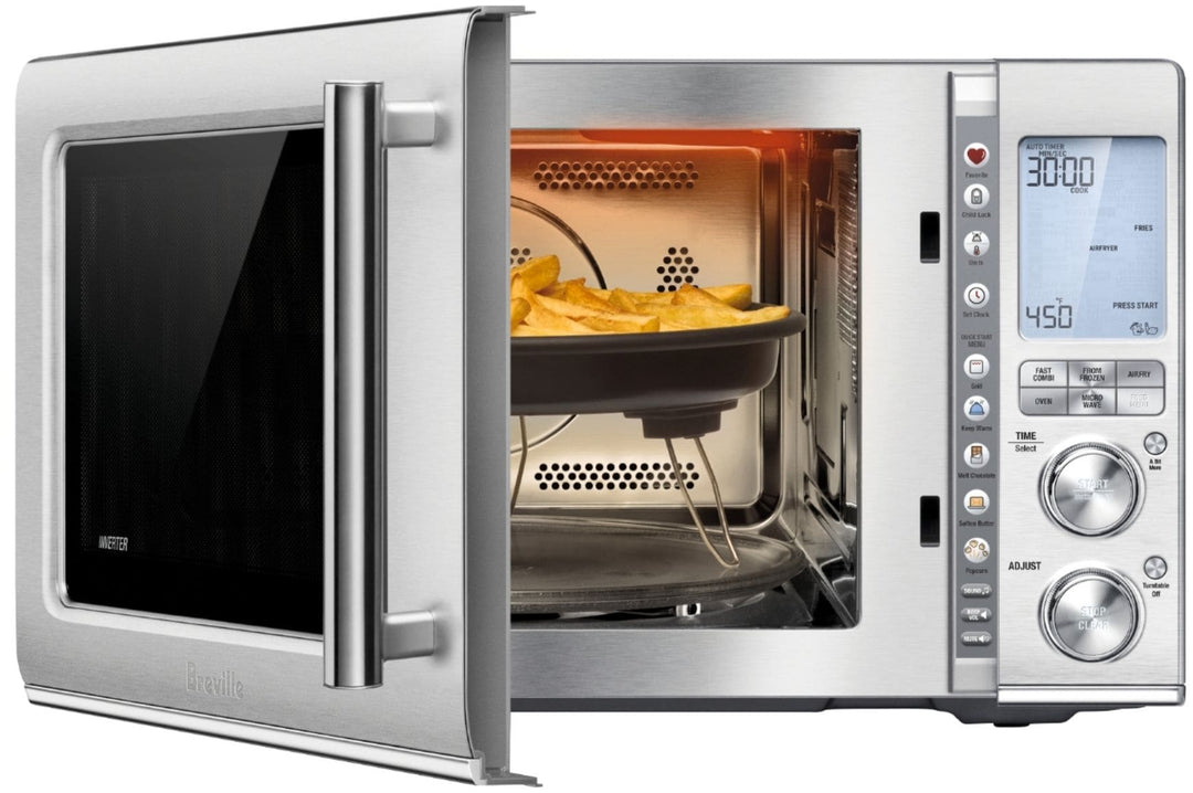 Breville - 1.1 Cu. Ft. Convection Microwave - Brushed stainless steel_14