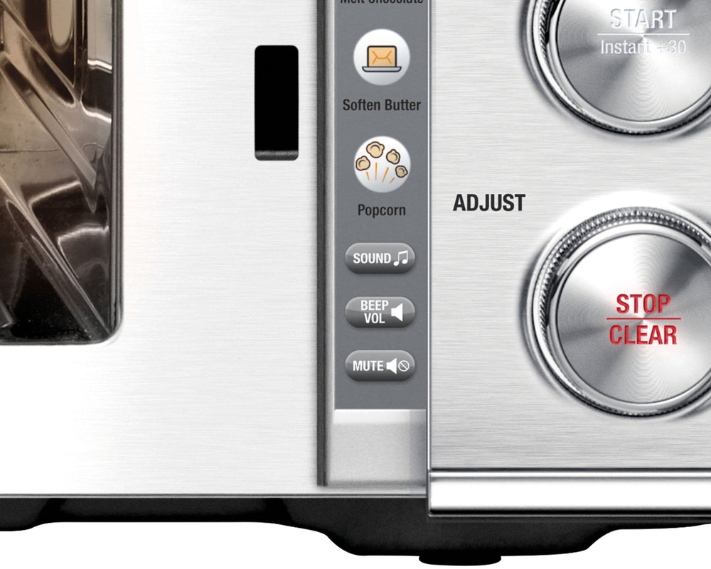 Breville - 1.1 Cu. Ft. Convection Microwave - Brushed stainless steel_1